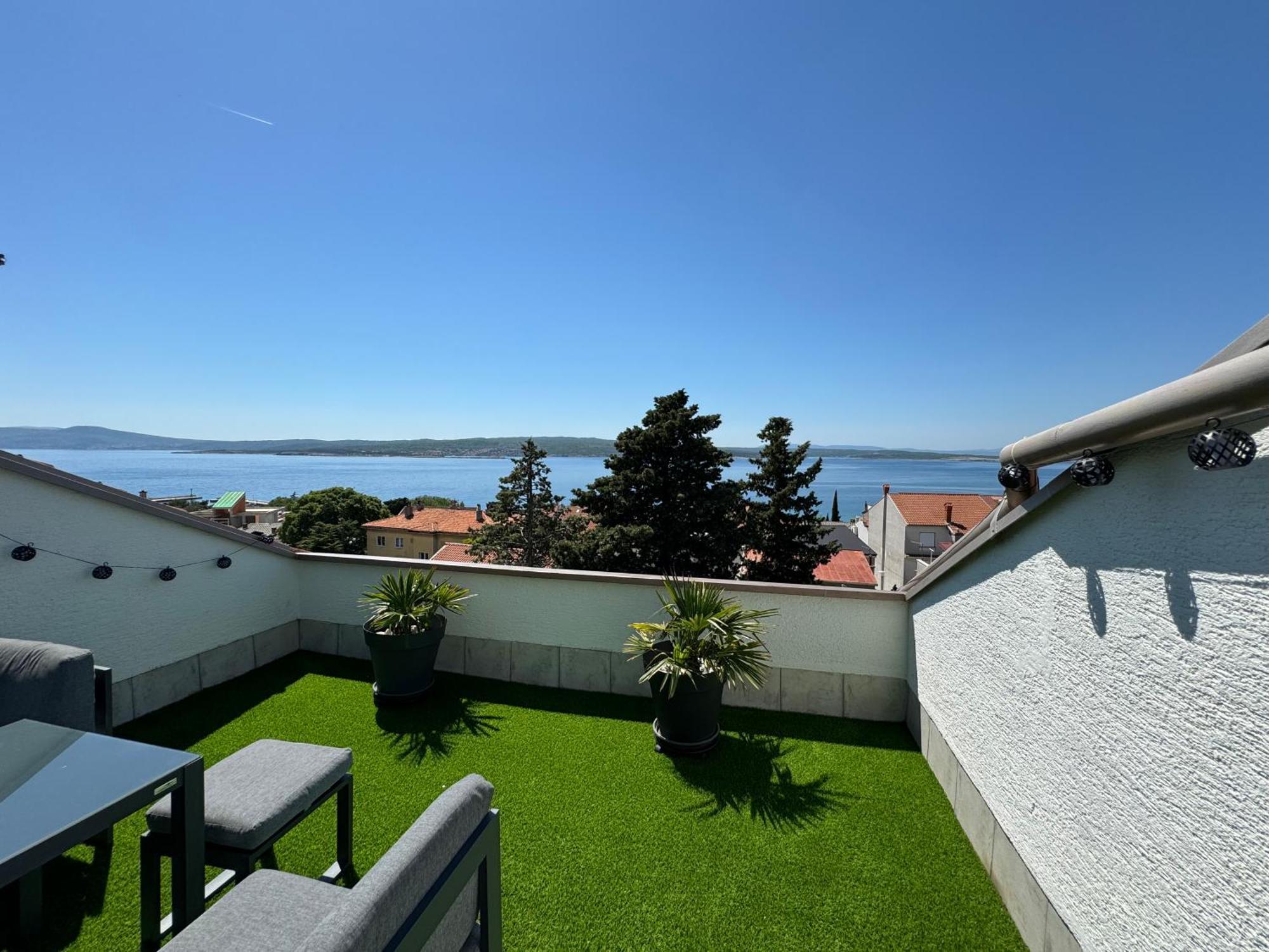 Penthouse Apartment Crikvenica Bagian luar foto